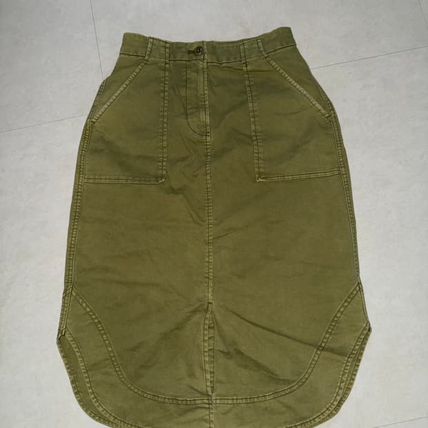 카키 청 치마 / 모리걸 