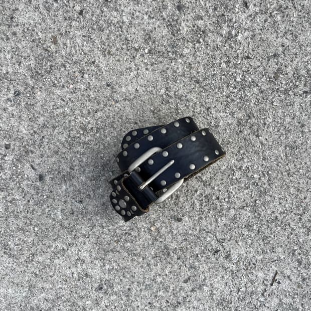 OPT JEANS  리얼레더 스터드 벨트