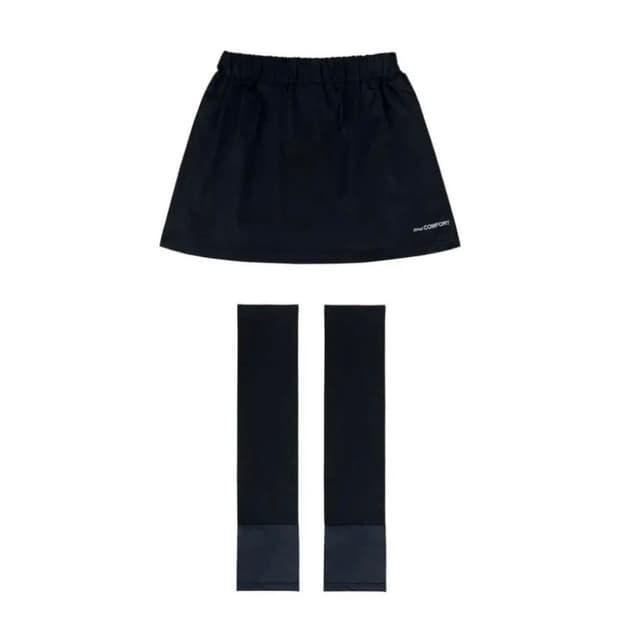 지초이 컴포트 25-002 미니 스커트 블랙