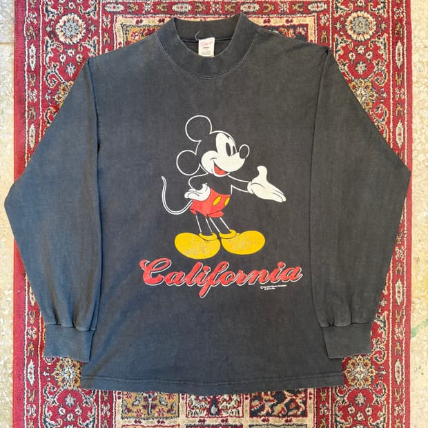 90s Sherrys 미키마우스 모크넥 롱슬리브 [ 100 ]