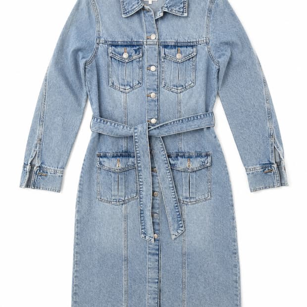 ZARA 데님 롱 원피스 L