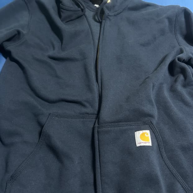칼하트 후드집업 네이비 M