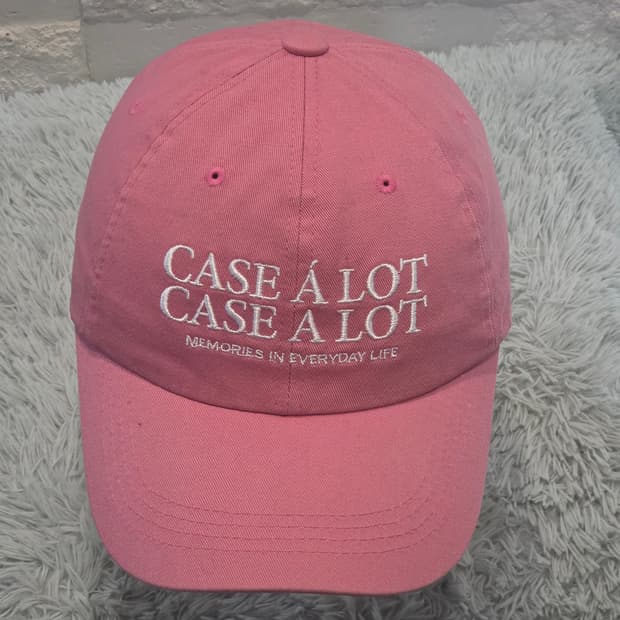L8-4:케이스어랏 코튼 데일리 볼캡 핑크(약 55-59cm)금액16
