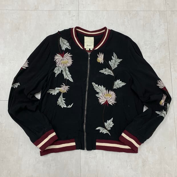 자수 디테일 스카쟌 #199