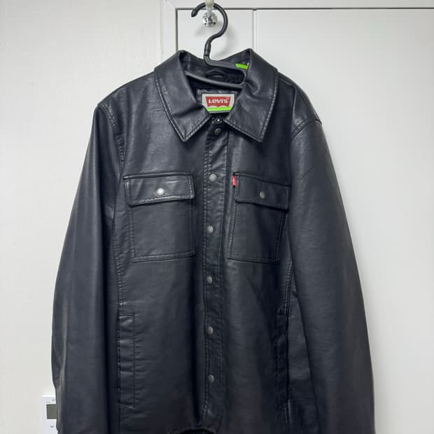 [M] 빈티지 리바이스 페이크 레더 자켓