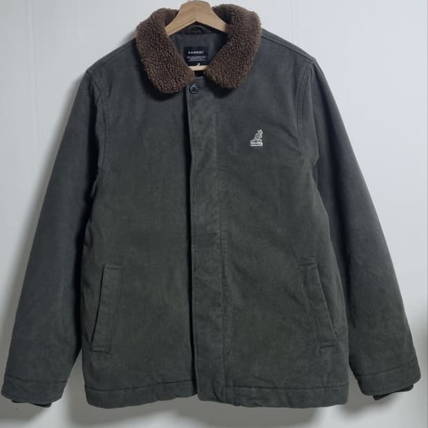 M ) 캉골 카키 덱 8511 쉐르파 자켓