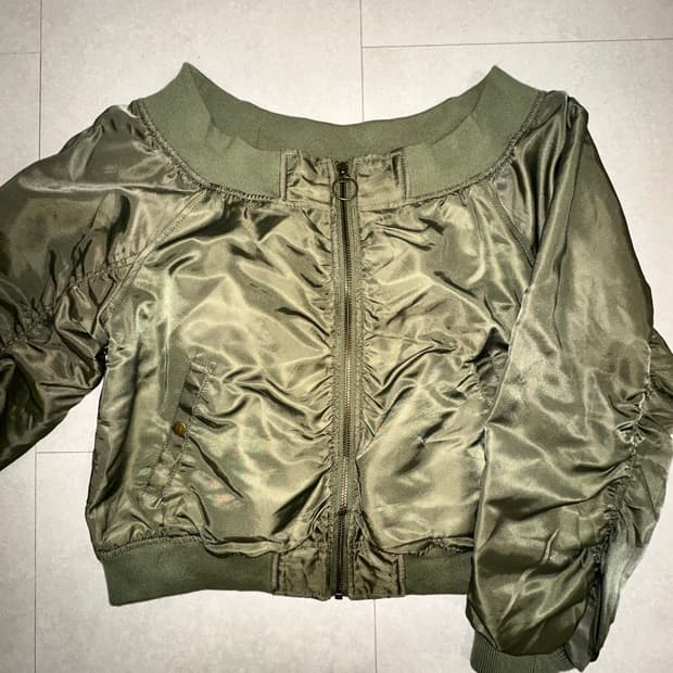 ROSEBUD 일본 빈티지 셔링 오프숄더 자켓