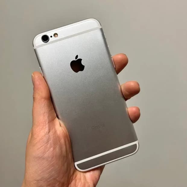 배터리100 아이폰6s 64기가 실버