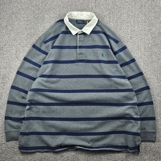 폴로랄프로렌 스트라이프 럭비 티셔츠 ( 4XL ) / 11531