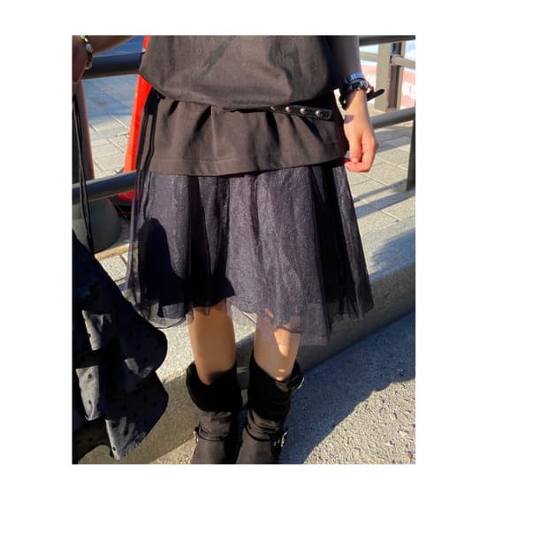 빔즈 B:ming by beams dot skirt