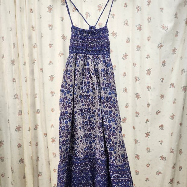 끈나시 플라워 원피스 