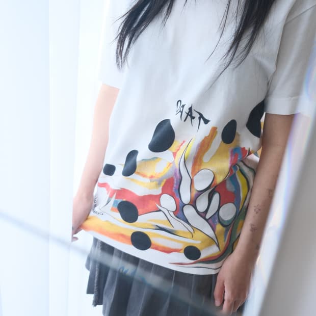 okamoto taro print t shirt