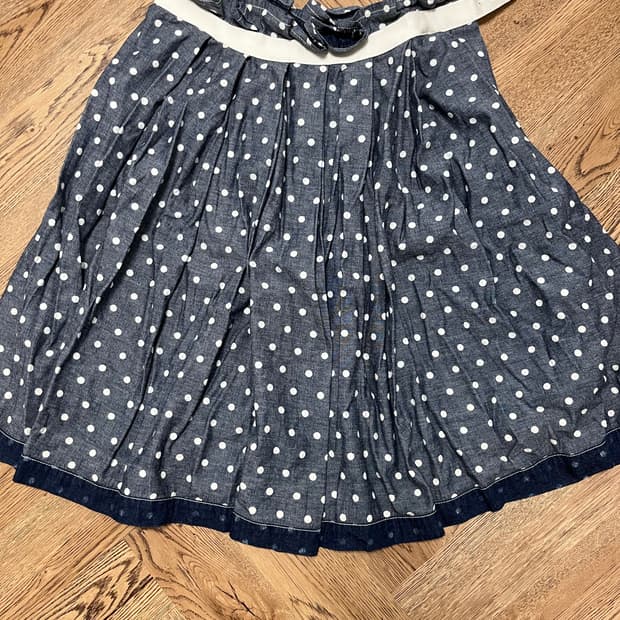 꼼데가르송 도트 스커트