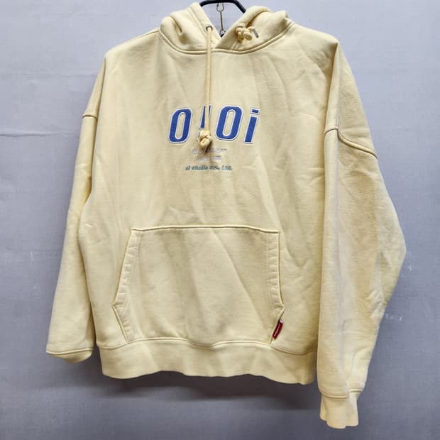 OIOI 오아이오아이 빅로고 자수 후드티 XL