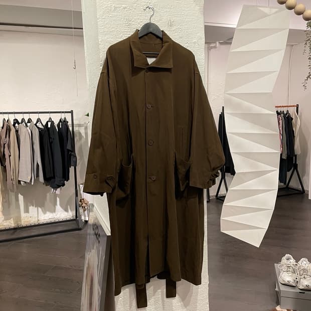 탁탁(Tac:Tac) 오버사이즈 벨티드 코트