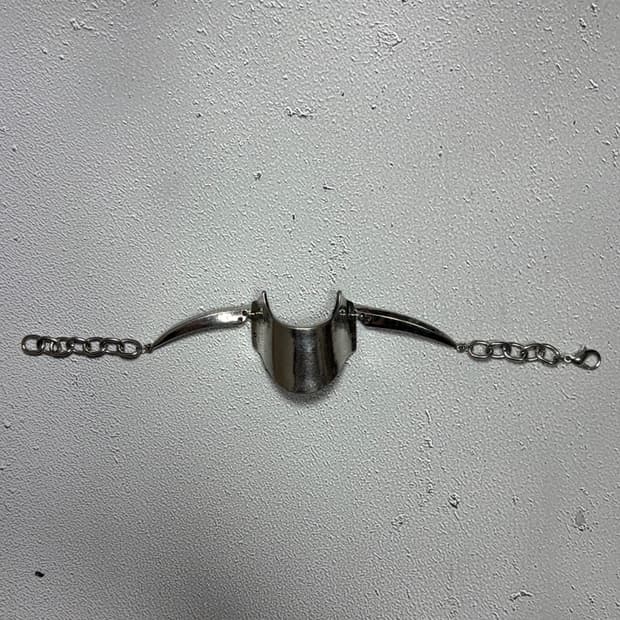 Silver tone bracelet