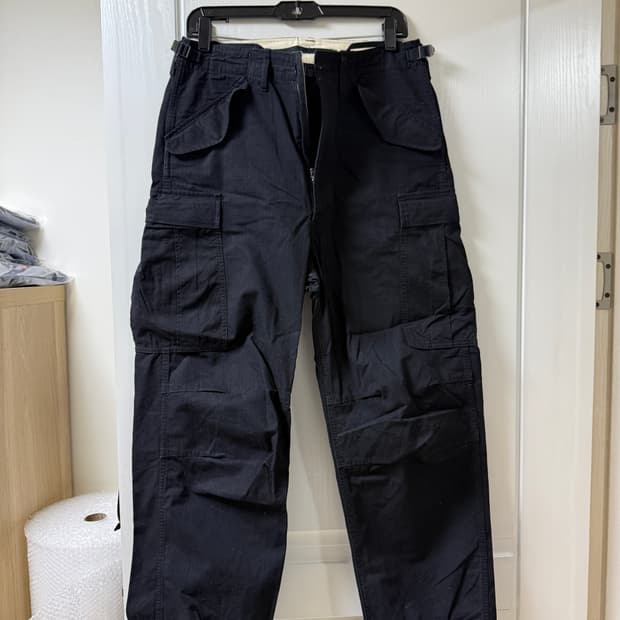 나나미카 립스탑 와이드 카고팬츠 30사이즈 블랙