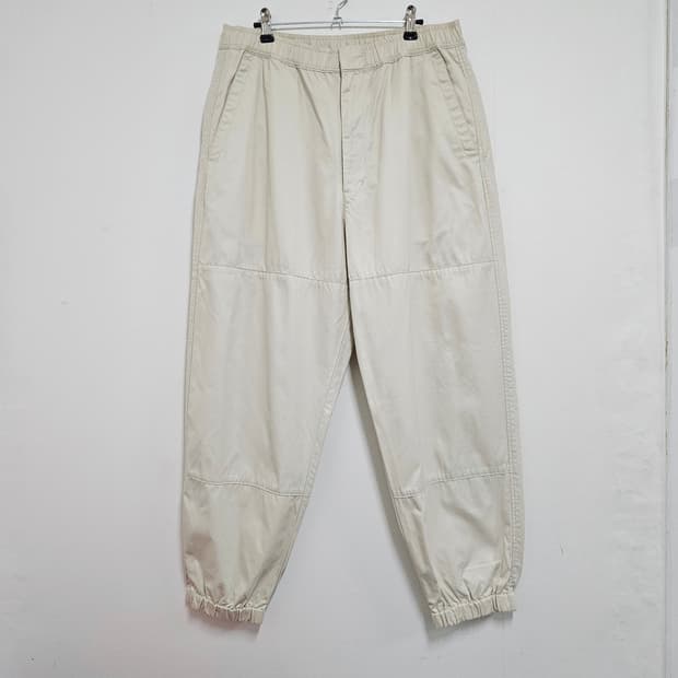 유니클로U 와이드피트 조거팬츠 아이보리 M