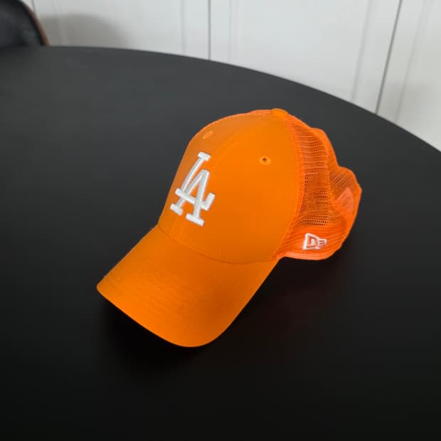 뉴에라 LA 다저스 메쉬 볼캡 오렌지