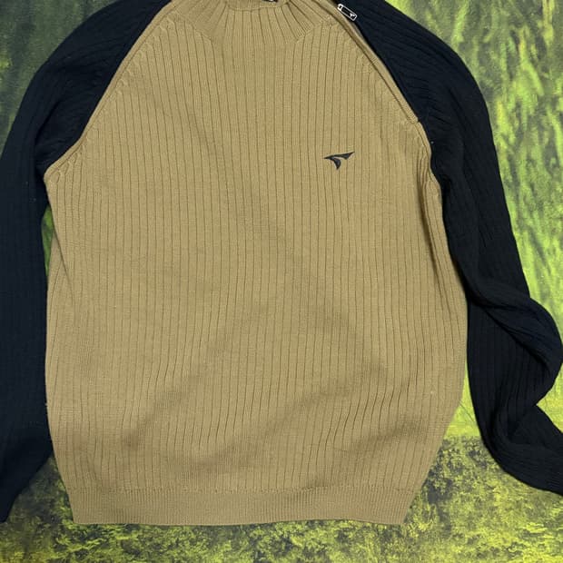 나그랑 래글런 니트 티셔츠 빈티지