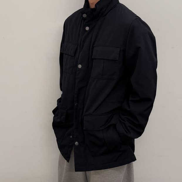 (상태좋음)브룩스 브라더스 하이넥 다크 네이비 자켓