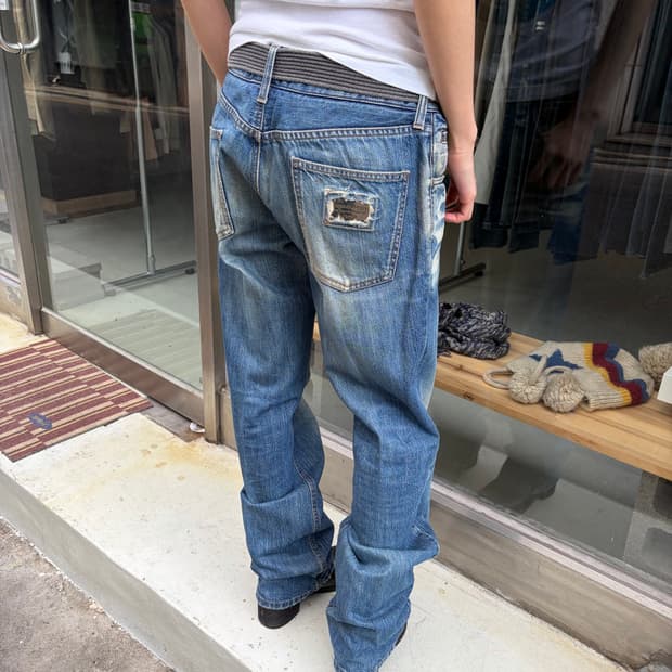 Dolce & Gabbana 워싱 데님 팬츠 