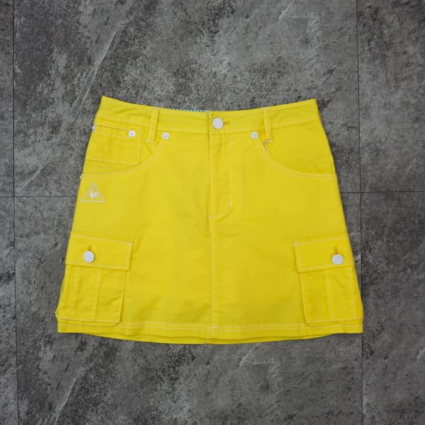 le coq sportfi Yellow Skirt