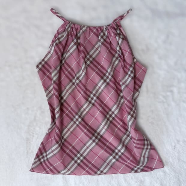 Burberry 버버리 블루라벨 갸루깔 모리걸 하구미 스즈코 홀터넥