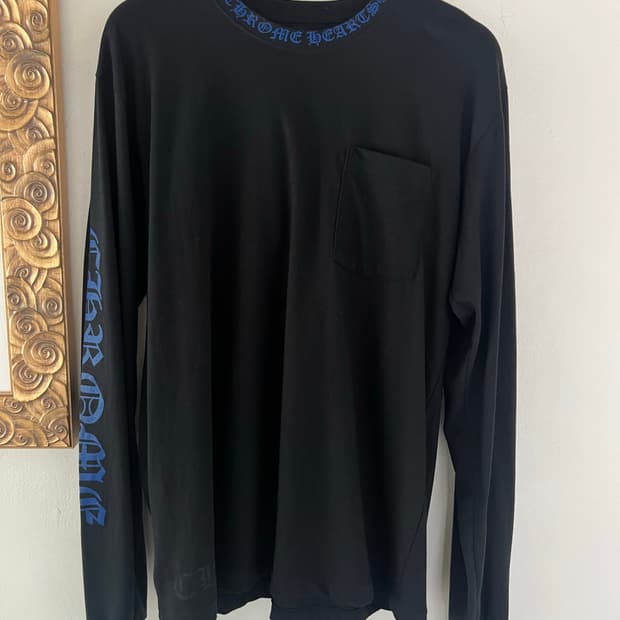 [L] 크롬하츠 넥 스크립트 롱슬리브