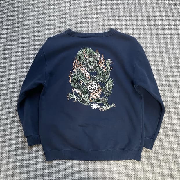 90s 스투시 스웻셔츠