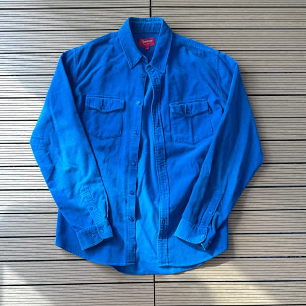 슈프림 코듀로이 셔츠