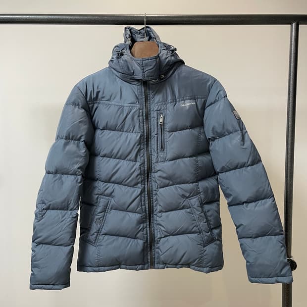 (L) ck 캘빈클라인 덕다운 후드 패딩