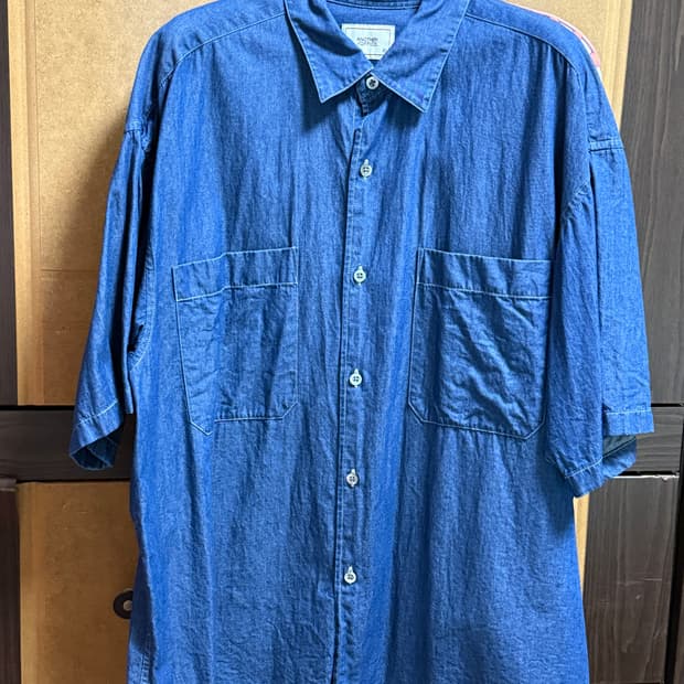 어나더오피스 라이터셔츠 인디고 1