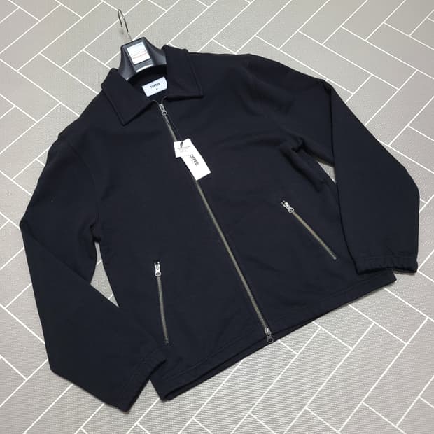 새상품) TOFFEE 토피 투웨이 스웨트 카라 집업 M