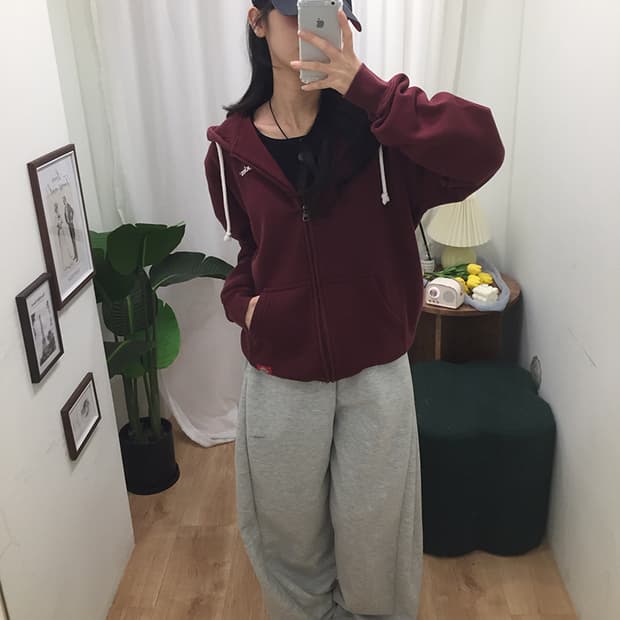 공용 디키즈 스웻후드집업 100