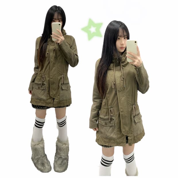 [ZARA Basic] y2k 야상 자켓