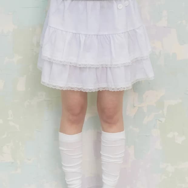 나이엔 레이스 캉캉 스커트 