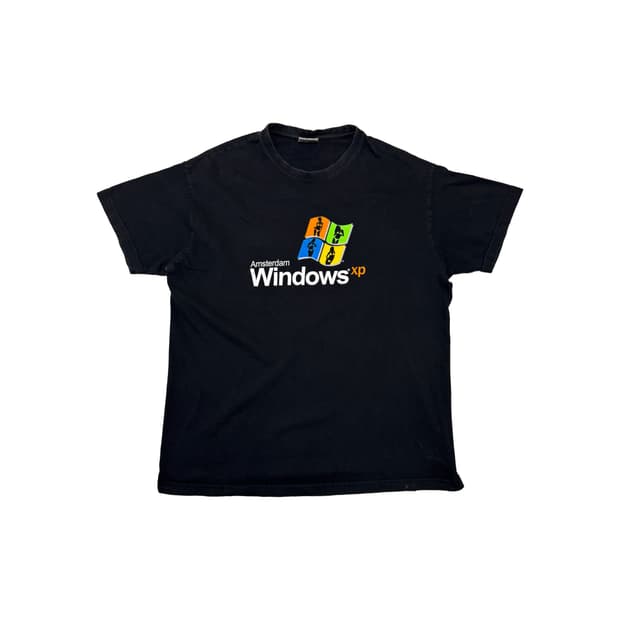 00‘s 암스테르담 윈도우 패러디 티셔츠