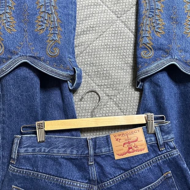 Y/project 카우보이 커프스 진 29 size