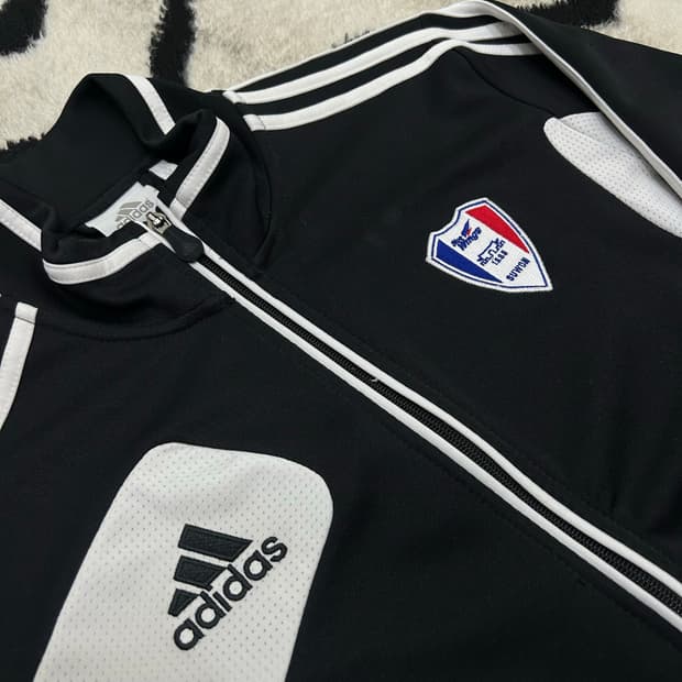 [XL]아디다스 11-12 수원블루윙즈 져지/블랙화이트