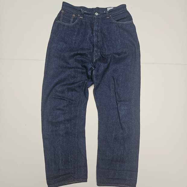 (무료배송) 오어슬로우 X 빔즈 대디핏 셀비지 데님 / 2사이즈