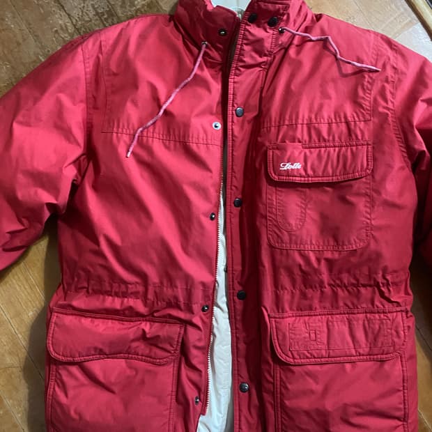 Lotte 워크웨어 대장급 충전 후드내장 다운 양면 자켓 (105)