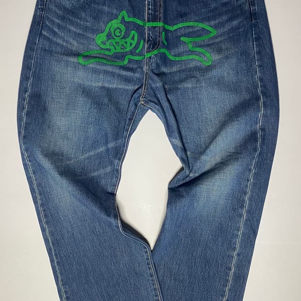 bbc 개바지 running dog jeans