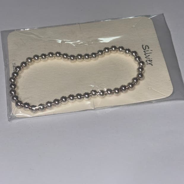 [Silver 925/미개봉] 클래식 기본 은볼 체인 레이어드 팔찌 (새