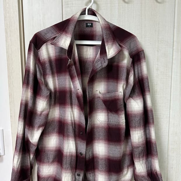 유니클로 플란넬 셔츠