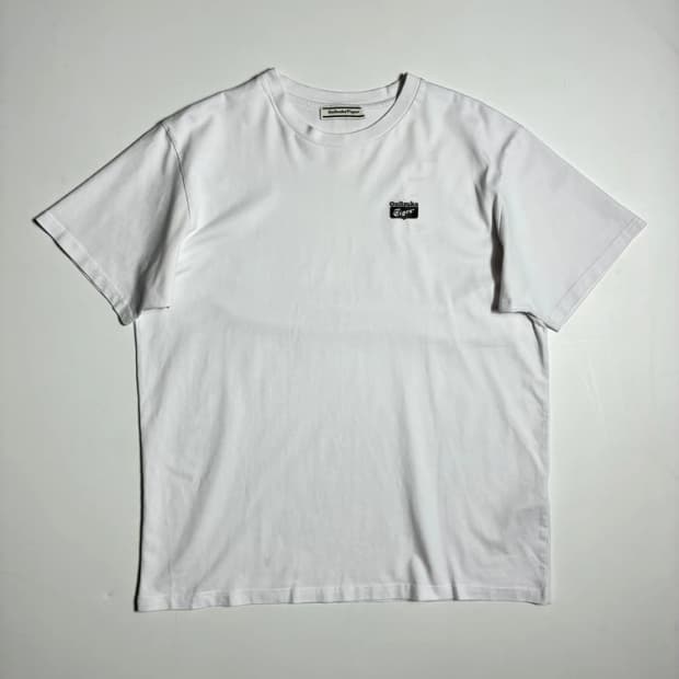 오니츠카타이거 클래식 스몰 로고 코튼 반팔 티셔츠 R2521