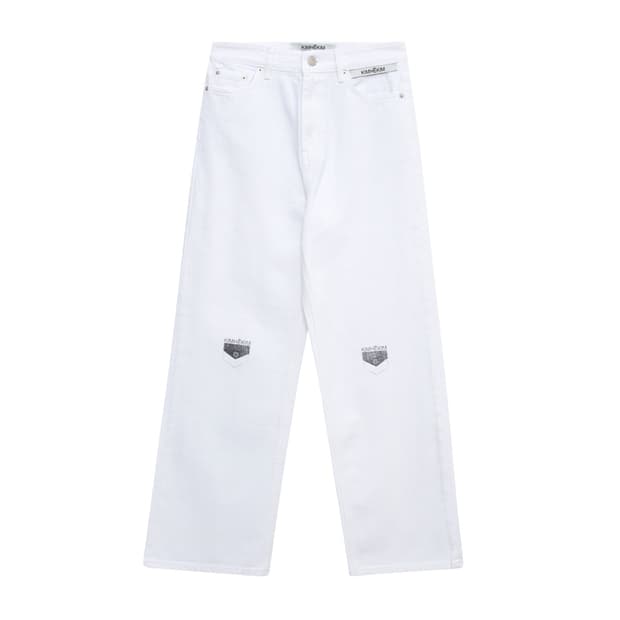 김해김 포켓 스탭프드 팬츠