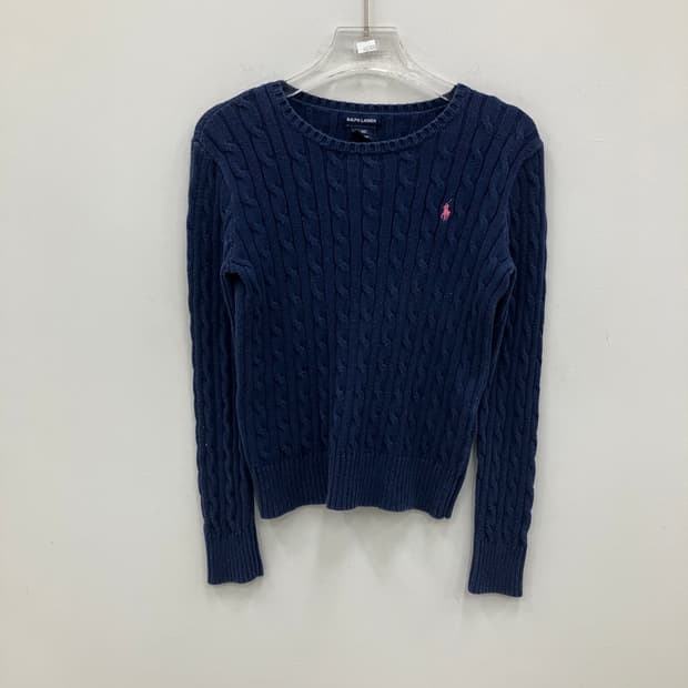 폴로 랄프로렌 네이비 케이블 니트 스웨터 XL