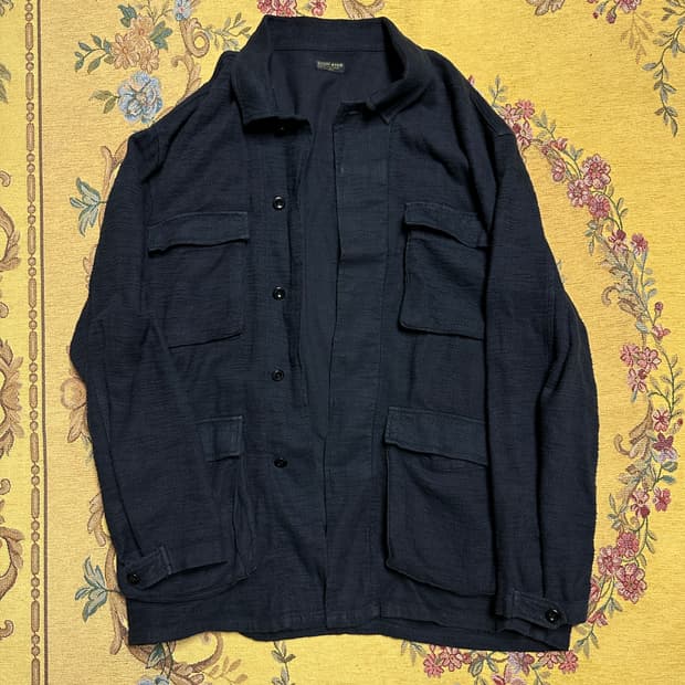 비헤비어 dyed slub r/c bdu jacket [4]