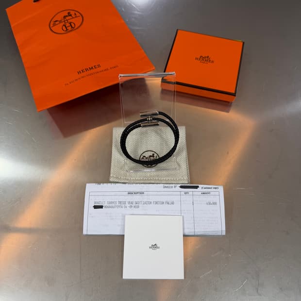 [리오브] 에르메스 투니스 트레세 스위프트 카프스킨 팔찌